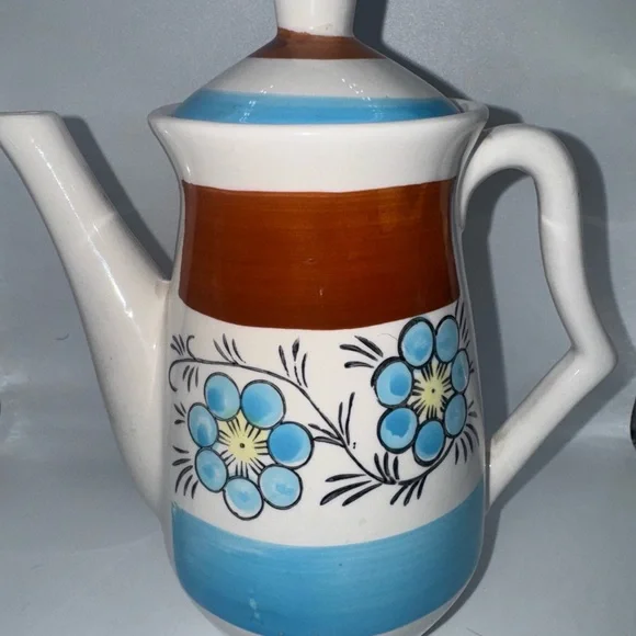 Mid-Century Modern (MCM) Tea / coffee pot * 1970s * 3 Cups * Made Japan - Picture 4 of 11